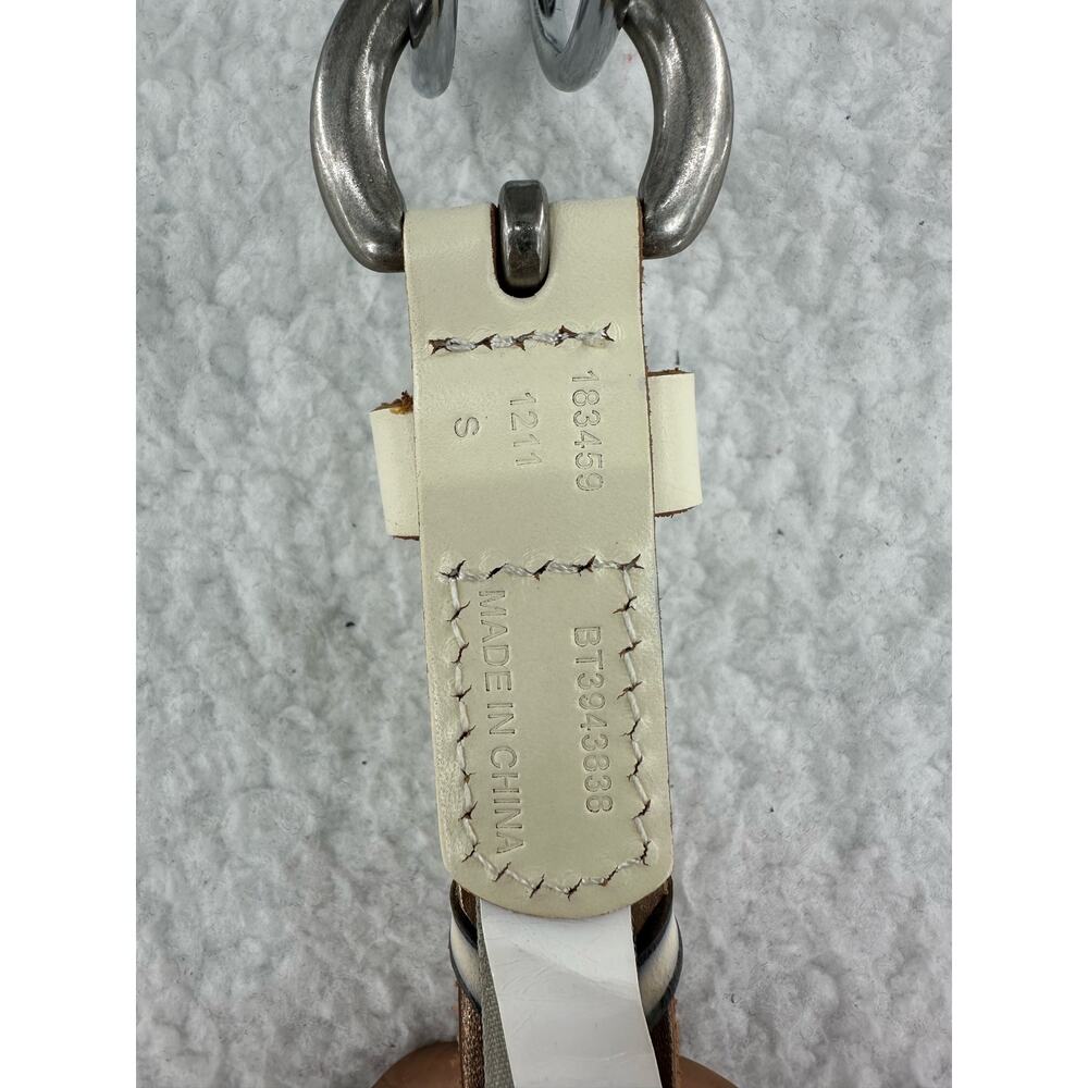 Fossil, Open Lace Weave Multi Metallic Leather Be… - image 7